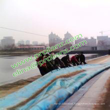 China Round Inflatable Water Rubber Dam to South Africa